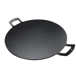 Netherton Foundry Spun Iron Baking Griddle with Handles, 12" Clearance