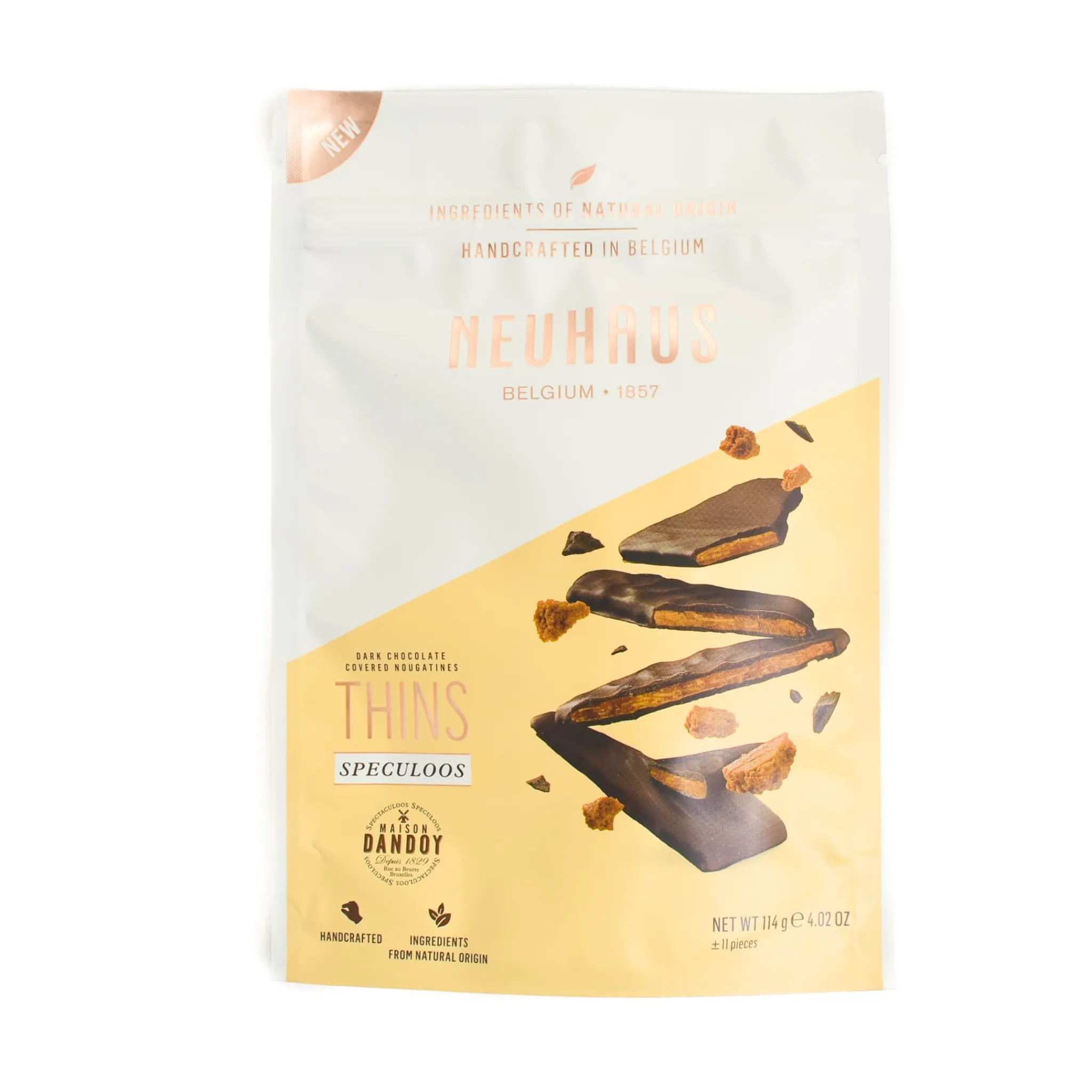 Neuhaus Chocolate Speculoos Thins, 114g Outlet