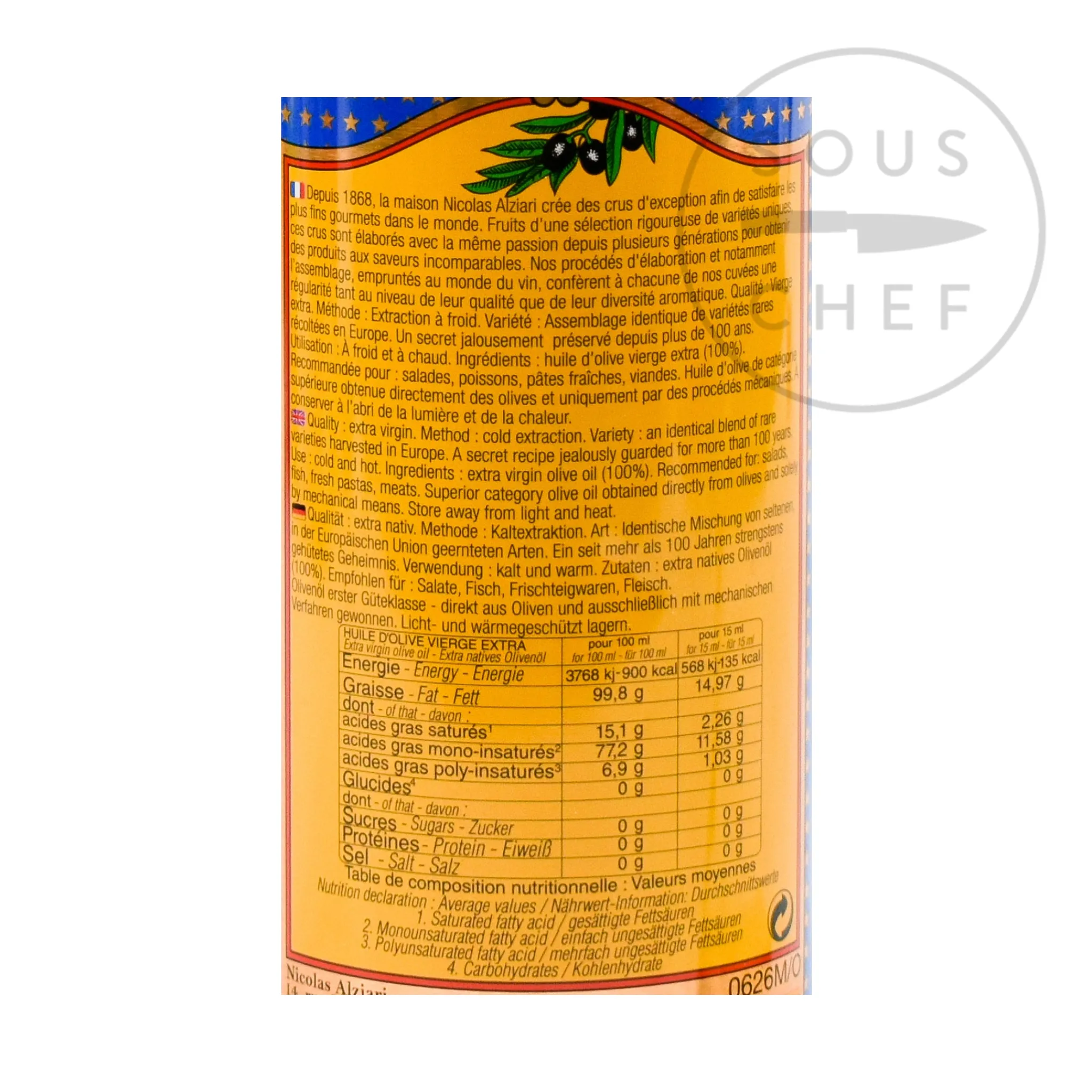 Nicolas Alziari Fruity & Soft Cuvee Prestige Olive Oil Online