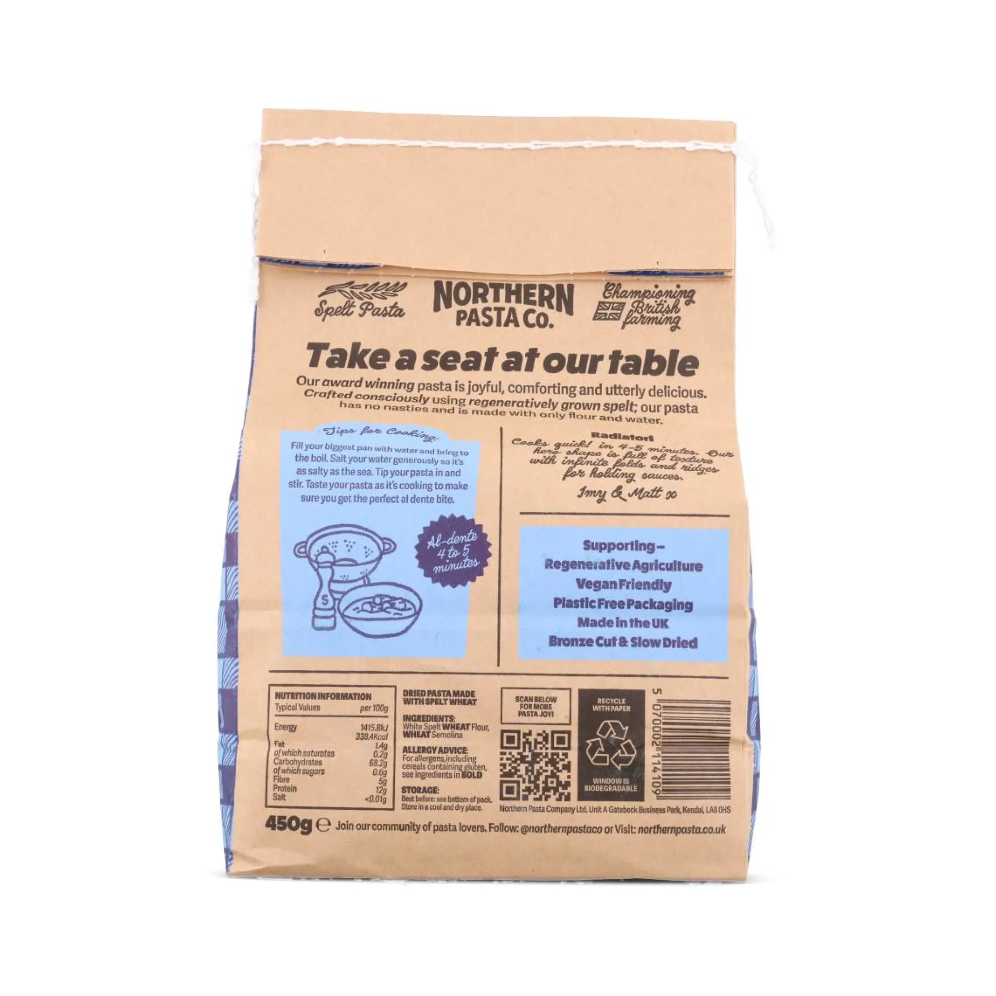 Northern Pasta Co. Radiatori, 450g Best