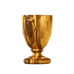 Naturally Med Olive Wood Egg Cup, 7.5cm Outlet