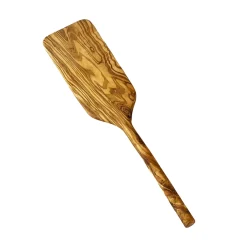 Naturally Med Olive Wood Long Spatula, 30cm New