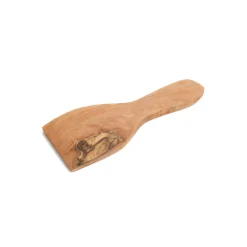 Naturally Med Olive Wood Raclette Spatula, 13cm Clearance