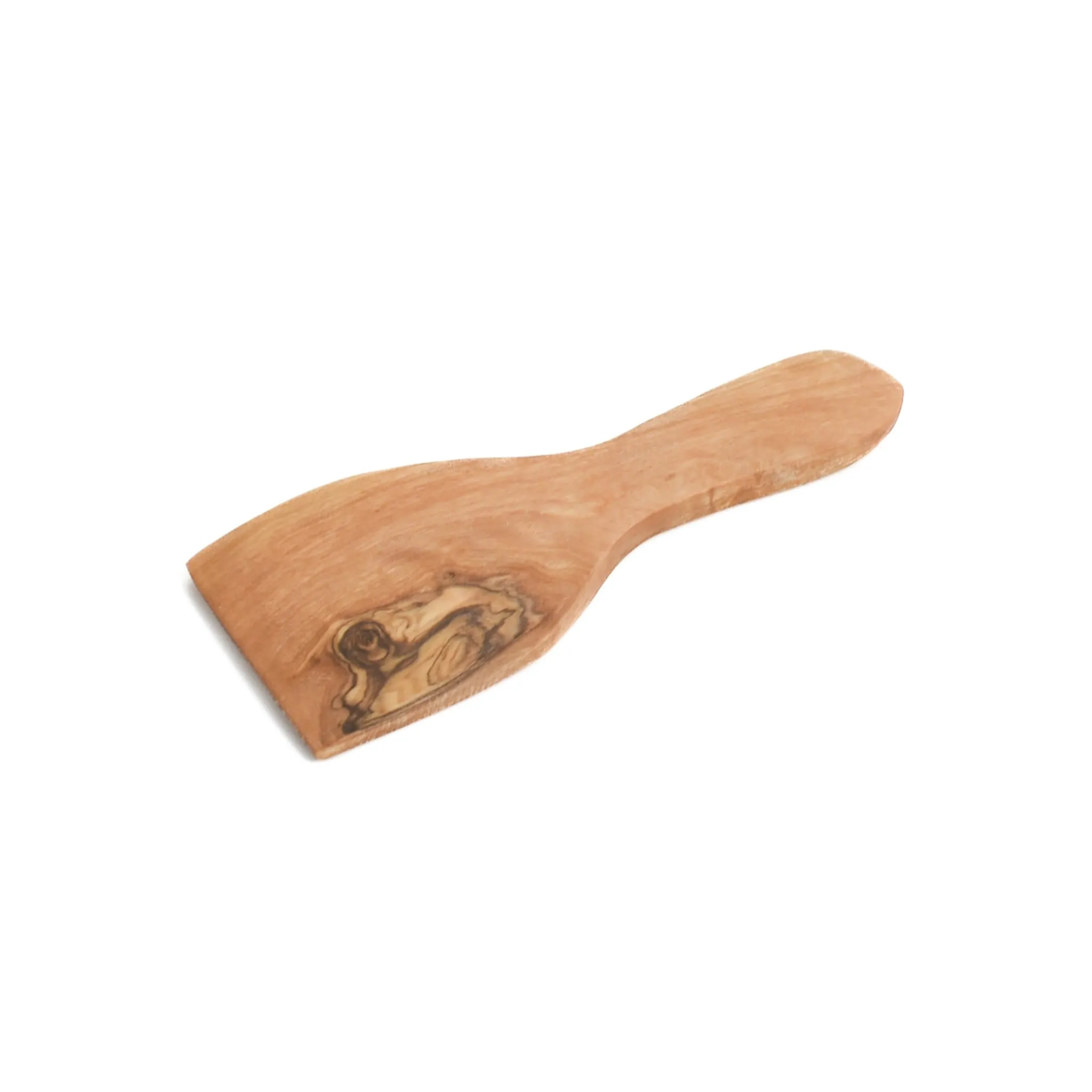 Naturally Med Olive Wood Raclette Spatula, 13cm Clearance