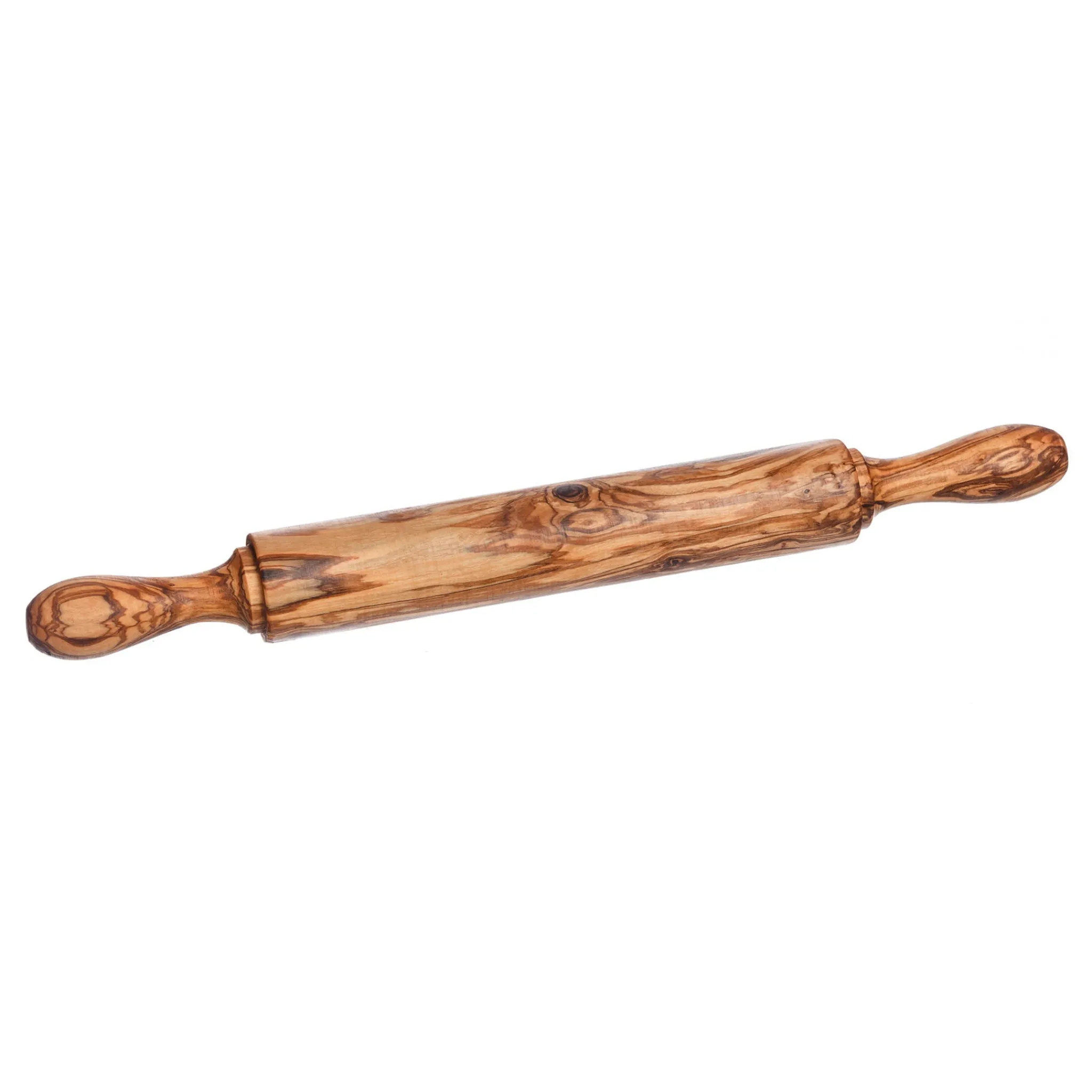 Naturally Med Olive Wood Rolling Pin, 40cm