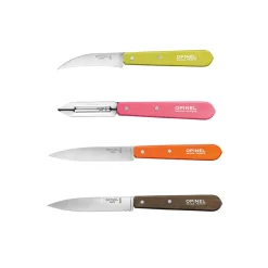 Opinel 4 Piece Brights Kitchen Essentials Knife Set Sale