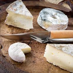Opinel Cheese Knife & Fork Set Discount