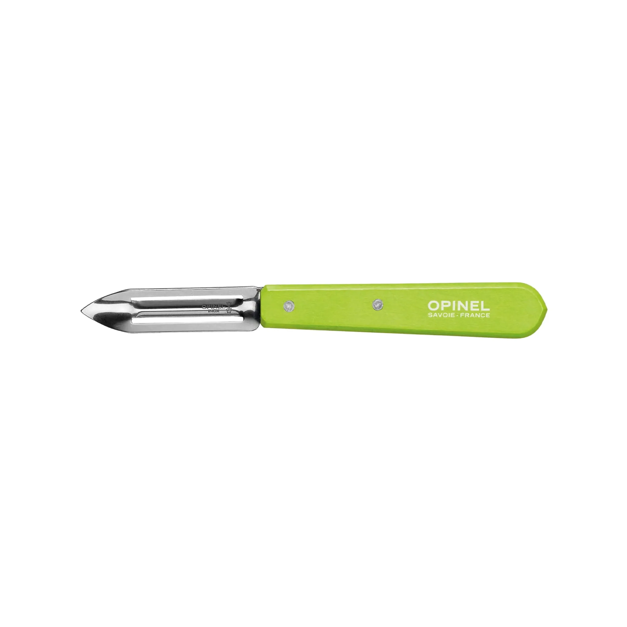 Opinel Green Handle Peeler, 6cm
