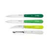 Opinel Kitchen Essentials 4 Knife Set - Greens Clearance