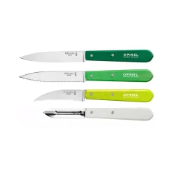 Opinel Kitchen Essentials 4 Knife Set - Greens Clearance
