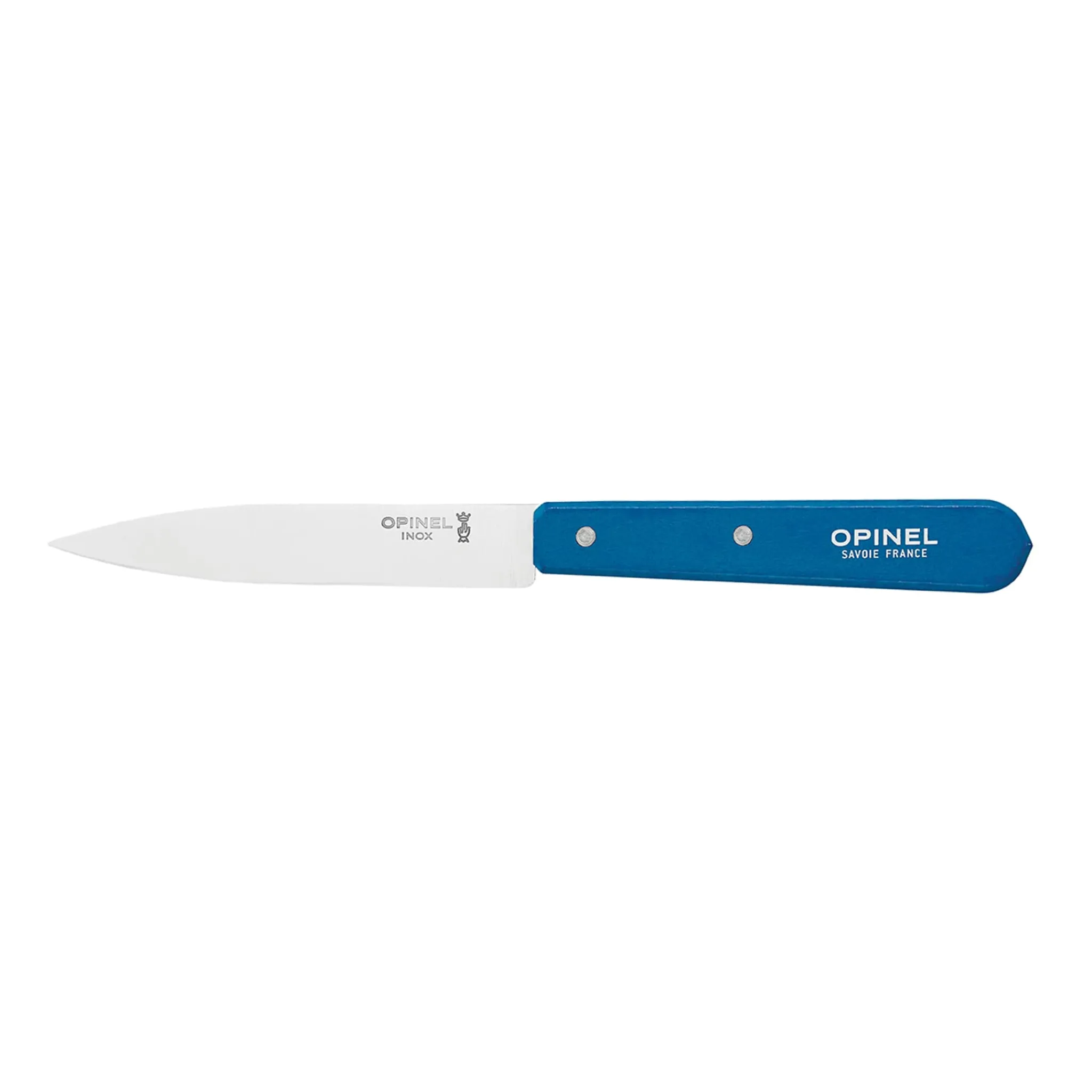 Opinel No 112 Blue Beechwood Handle Paring Knife, 10cm Outlet