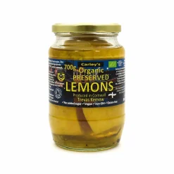 Carley's Organic Preserved Lemons, 700g Hot