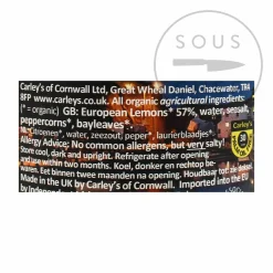 Carley's Organic Preserved Lemons, 700g Hot