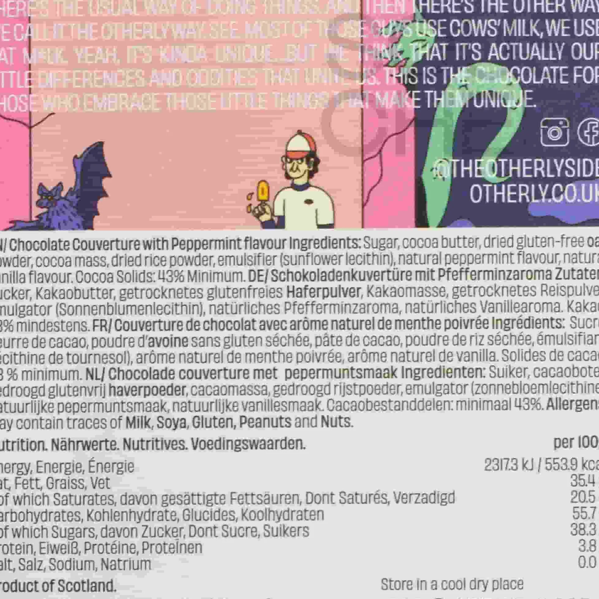 Otherly Peppermint Oatm*lk Chocolate Bar, 120g Discount