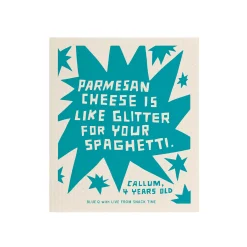 Blue Q Parmesan Is Glitter Swedish Compostable Dishcloth Outlet
