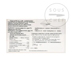 Pasta di Aldo Saffron Tagliatelle Egg Pasta, 250g New