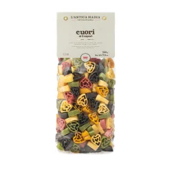 L'Antica Madia Pasta L'Antica Multicolour Pasta Hearts Cuori, 500g Best