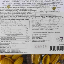 L'Antica Madia Pasta L'Antica Organic Gnocchi Pasta Turmeric & Purple Carrot, 250g Clearance