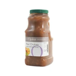 Opies Pear Chutney with White Wine, 1.2kg Hot