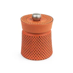 Peugeot Bali Fonte Cast Iron Pepper Mill Orange, 8cm Best