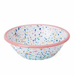 Kapka Enamel Pink Dot Enamel Salad Bowl Best