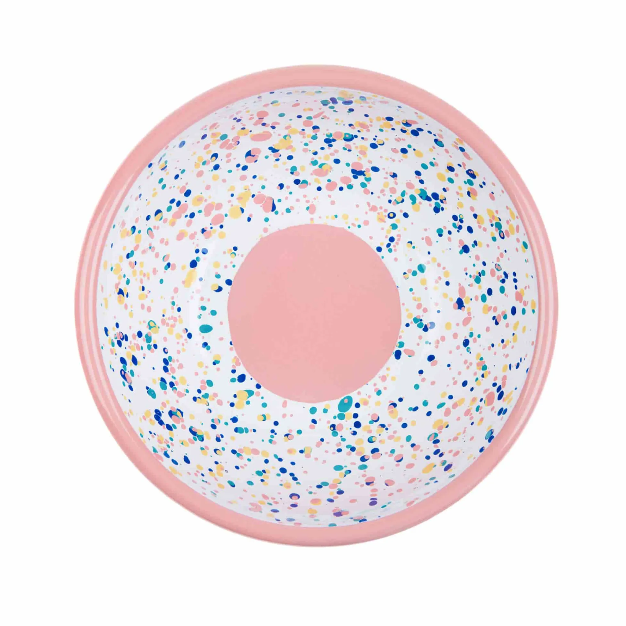 Kapka Enamel Pink Dot Enamel Salad Bowl Best