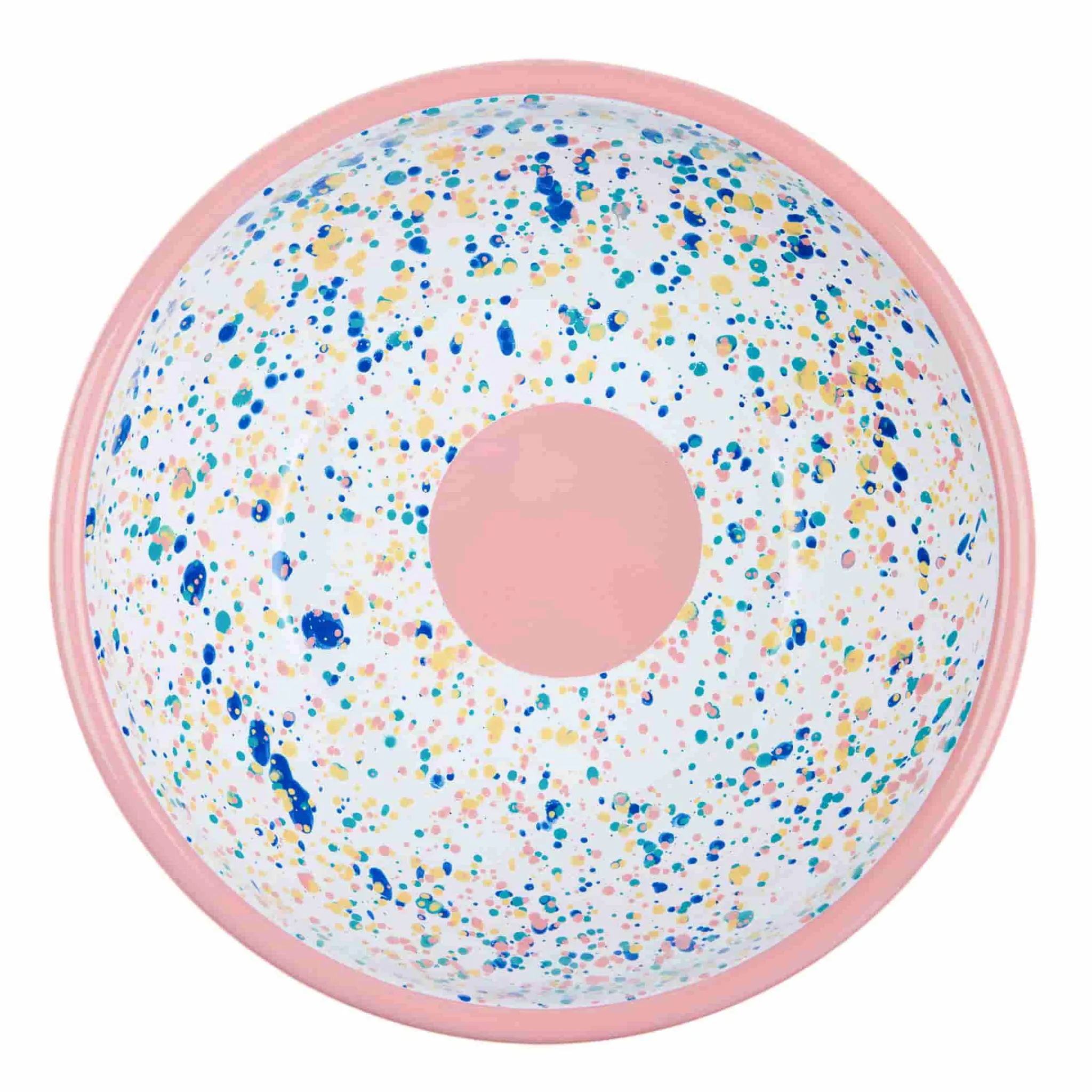 Kapka Enamel Pink Dot Enamel Salad Bowl Best