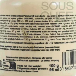 Pommery Honey Mustard with Roasted Spices, 100g Online