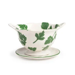 &Klevering Porcelain Parsley Colander, 19.5cm Best