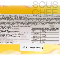 Oishi  Potato Honey & Butter Chips in Tin, 85g Online