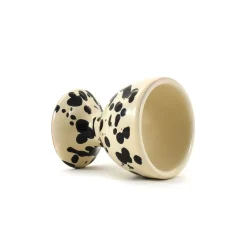 Puglia Handmade Puglia Black Splatter Egg Cup Best