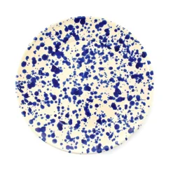 Puglia Handmade Puglia Blue Splatter Dinner Plate, 27cm Discount