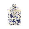 Puglia Handmade Puglia Blue Splatter Storage Jar, 15cm Clearance