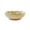 Puglia Handmade Puglia Green Splatter Bowl, 19cm Sale
