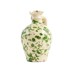 Puglia Handmade Puglia Green Splatter Oil Bottle, 250ml Best