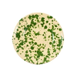 Puglia Handmade Puglia Green Splatter Side Plate, 19cm Best