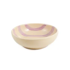 Puglia Handmade Puglia Lilac Stripe Bowl, 19cm Sale