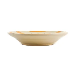 Puglia Handmade Puglia "Penne Alla Vodka" Yellow Stripe Pasta Bowl, 29cm Online