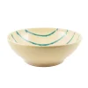 Puglia Handmade Puglia Teal Stripe Pasta Bowl, 28cm Online