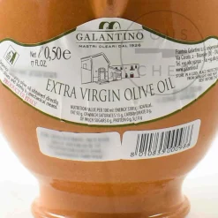 Galantino Puglian Extra Virgin Olive Oil in Brown Amphora Bottle, 500ml Discount