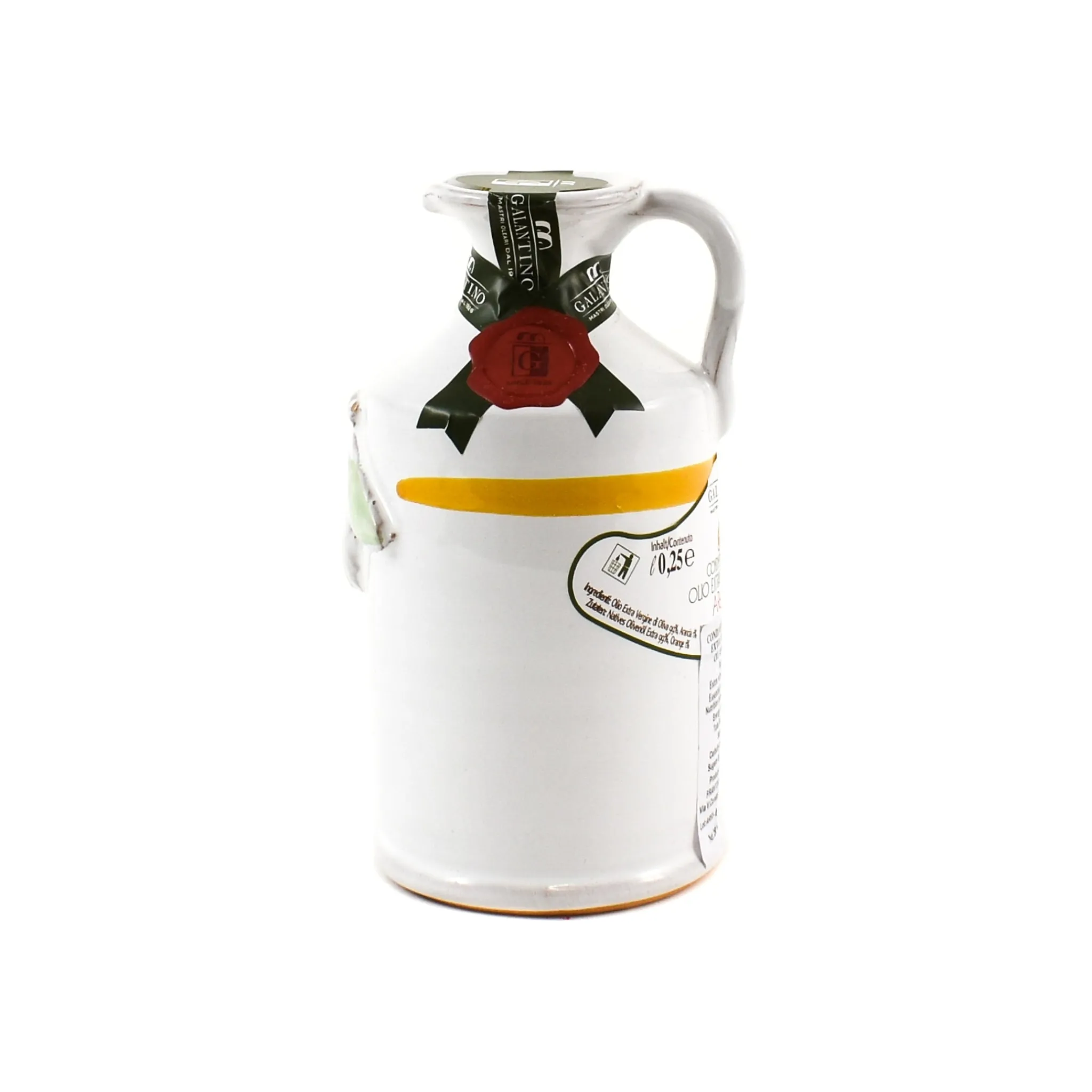 Galantino Puglian Olive Oil with Orange in Terracotta Bottle, 250ml Discount