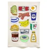 Quite Nice Clothing Breakfast Organic Cotton Tea Towel Hot