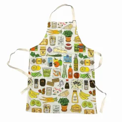 Quite Nice Clothing Colourful Foodie Cotton Apron Hot