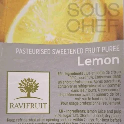 Ravifruit Lemon Puree, 1 Litre Outlet