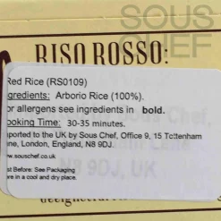 Riseria Campanini Red Rice, 500g Online