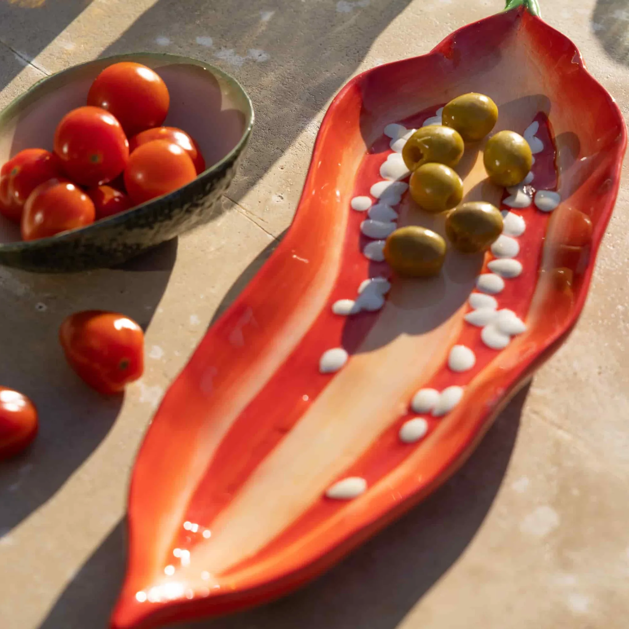 Rockett St George Chilli Pepper Serving Platter, 34cm