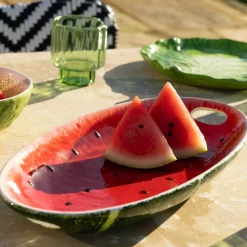 Rockett St George Watermelon Serving Plate, 36.5x18cm Clearance