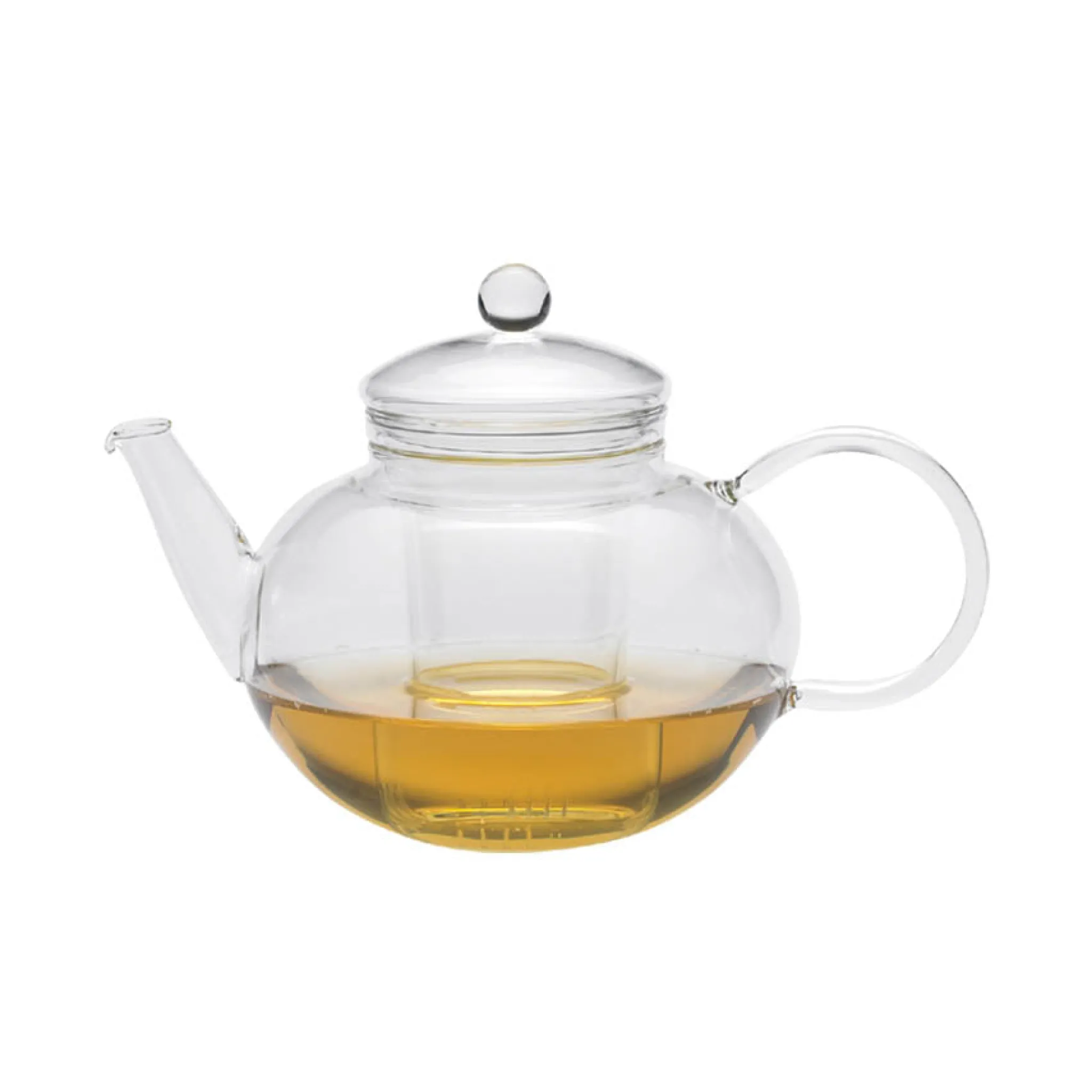 Trendglas Round Glass Teapot & Strainer 1.2 litres Discount