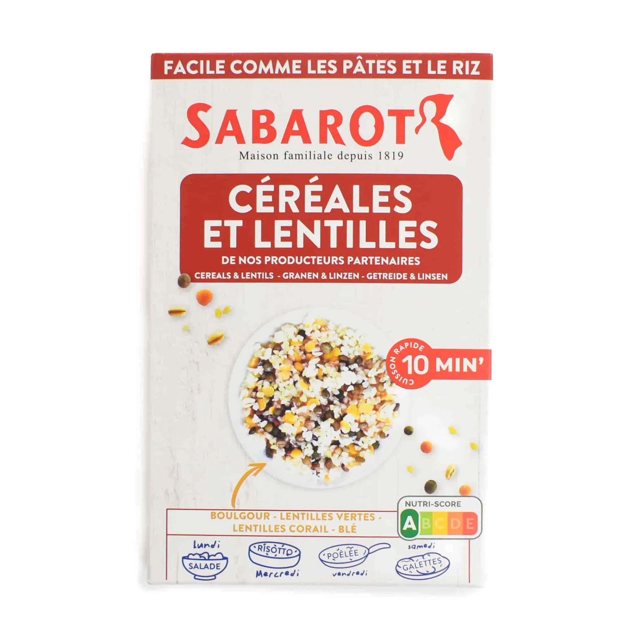 Sabarot Cereals & Lentils Mix, 400g Clearance