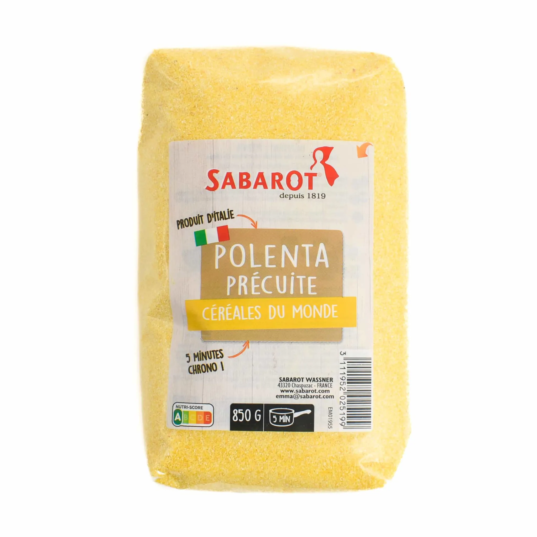 Sabarot Precooked Polenta, 850g New